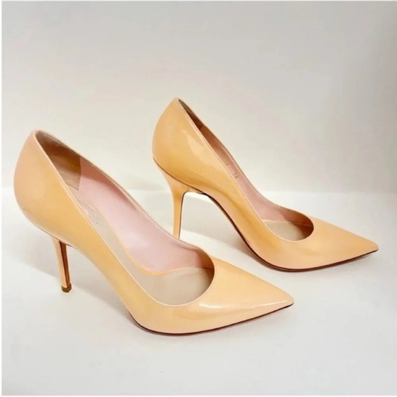 Christian Dior Patent Leather Pointed Toe Stiletto Heels - Picture 3 of 11